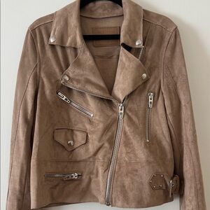 Blank NYC Women’s Brown Suede Jacket